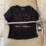 True Religion RIBBED CRYSTAL HORSESHOE BABY TEE. Size L. MSRP $59 Photo 11