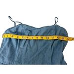 No Boundaries  chambray spaghetti strap blue Jean dress size small 3/5 Photo 3