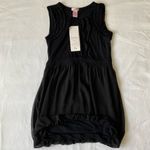 Saks 5th Avenue Black Belted Bubble Dress Photo 3