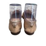 Kate Spade  New York Metallic Bronze Leather Loafers Size 6.5M Preppy Photo 2