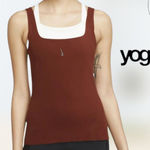 Nike  Yoga Luxe Infinalon Oxen Brown Tank Top Dri-fit Women's Size M Photo 0
