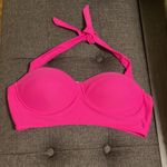 SheIn Swim Vcay Tropical Print Bikini Set 2 Piece Swimsuit Hot Pink and Green Photo 4