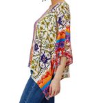 Desigual Like New  Sanders Scarf Multi Pattern Top Large Photo 4