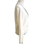Ralph Lauren Polo Sport Nautical Preppy Cardigan Cream With Navy Piping Large Photo 1
