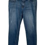 Level 99 Sz 31 Jeans Distressed Ankle Cropped Length Blue Photo 0