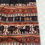 Vintage Union Made Maxi Skirt Tan Black Geometric Size M Photo 6