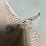 H&M  Seersucker Gingham Green Drop waist Dress Size 2 Photo 4