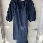 Madewell Tie-Waist Tiered Midi Dress in Windowpane Photo 10