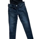 Blanqi Maternity Women’s Skinny Fit Full Belly Panel Jeans | Dark Wash | 0 Size undefined Photo 2