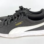 Puma Low Top Lace Up Suede Sneakers Grey White Women's Size 6.5 Photo 1