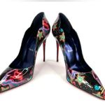 Christian Louboutin  Hot Chick 100mm Patent Starlight Heel Neon Pumps Siz… Photo 11