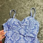 Helen Jon Blue Paisley Print 2 Piece Swimsuit Size XS Photo 7
