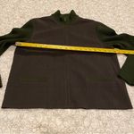 Norton Studio Zip Up Business Suit Jacket Green Size 12P Photo 5