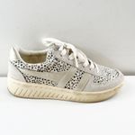 Gola Grandslam Savanna Spotted Lace Up Low Top Sneakers White Gray 7 Photo 1
