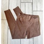 J. McLaughlin  Pull-On Faux Suede Pant Mocha Leggings Small $126 Retail Photo 1
