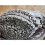 Beige Woven Crochet Tote Bag Shoulder Strap Boho‎ Minimalist Green Photo 5