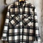 BLANK NYC  Flannel Shacket in the color/pattern "Outsider". Photo 7