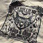 Romwe NWT Ouija Cat Tee Photo 1