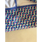 Athleta  medium purple pink blue legging‎ geometric athletic pants cape Photo 2