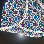 Banana Lemon  Silk-Like Patterned Shorts M Photo 2