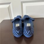 Aerosoles  Women's Damira Ballet Flat Blue Jean Textured Striped Knit Fabric 8 Photo 2