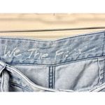 We The Free  Paloma High Waisted Belted Denim Slouchy Jeans Blue Women's Size 26 Photo 6