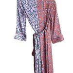 Rachel Antonoff Willow Wrap Dress Lilac Leopard Pink Size XS Photo 2