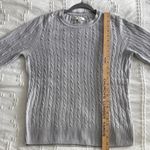 Women’s Classic GH BASS Cable Knit Crewneck Sweater Photo 7