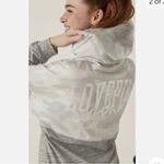 Victoria's Secret  PINK Varsity long sleeve Pullover Tee  Women's Camo Shine S Photo 2