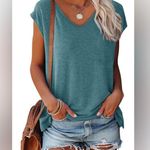Women's Cap Sleeve Tank Tops U Photo 0