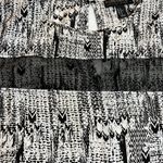 Forever 21 + Crewneck Abstract Print Blouse w/ Mesh Trim Size X-Large Neutral Photo 4