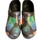 Dansko  Clogs Bubbles Black Patent Leather Shoes Size 38 Sz 7.5/8 SEE PICTURES Photo 2