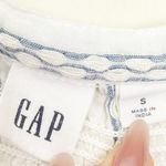 Gap  Blue and White Striped Short Sleeve Blouse Small Photo 4