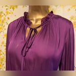 Strut & Bolt Tiered satin maxi dress in Purple Photo 2