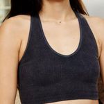 Free People Small  Movement Free Throw Crop Bra Top Black BNWTS Photo 0