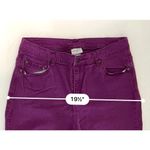 Jaclyn Smith  Mid Rise Tapered Legs Purple Jeans 14 Colored Ankle‎ Casual 90s Photo 2