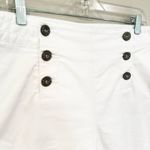 Ralph Lauren Lauren Cropped Denim Sailor Jeans Women's 12 White Preppy Classic Photo 1