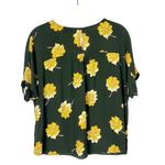 Madewell  Rhyme floral flutter sleeve green yellow top size XS Photo 1