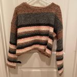 Mustard Seed  Cropped Striped Sweater Photo 0