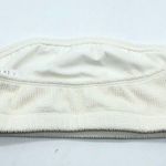 Good American Crinkle Basic Bandeau Bikini Top Textured Ivory 3/4 US L/XL Photo 1