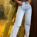 H&M 90s High Rise Straight Leg Jeans Photo 0