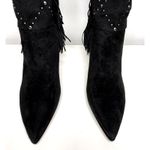 Vince Camuto New  Womens Panaryaz Studded Fringe Black Dress Tall Boots Sz 9 Photo 6