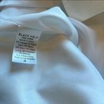 Black Halo 
White Sheer Lace Back Dress Size 4 Photo 6