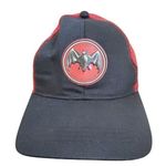 Bacardi Hat Bat Logo Snapback Mesh Trucker Cap Baseball Red Black Adult OSFM Photo 0
