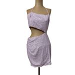 Amanda Uprichard  Sequin Halter Mini Dress Photo 7