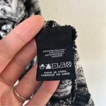 Charlie Paige 🦋  Black White Chevron Sleeveless Blouse Boho Bohemian Large XL Photo 2