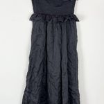 J.Crew  Ravenna smocked dress in ramie black Photo 6