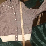 Free People  Fabian Plaid bomber jacket size Medium Photo 9