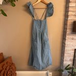 Pilcro ANTHRO |  Flutter Sleeve Denim Midi Dress‎ Photo 1