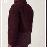 Athleta NWOT  Cozy Sherpa Snap Sweatshirt Pullover Photo 1